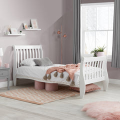 Belford White Wooden Single Bed