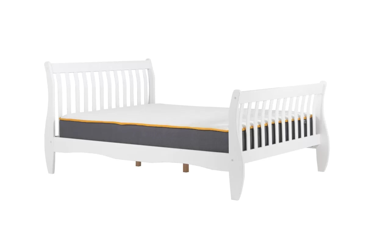 Belford White Double Bed