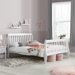 Belford White Small Double Bed