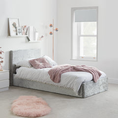 Bonn Berlin Ottoman Steel Crush Single Bed