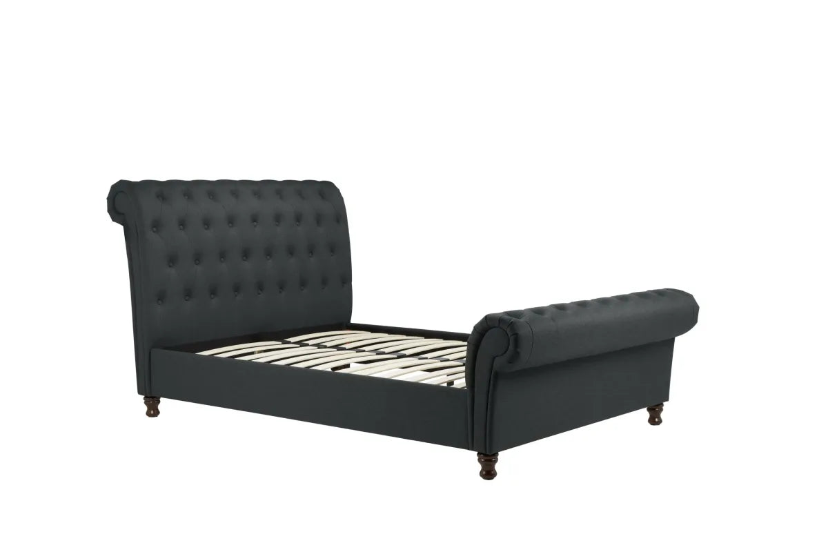 Castello Charcoal King Bed