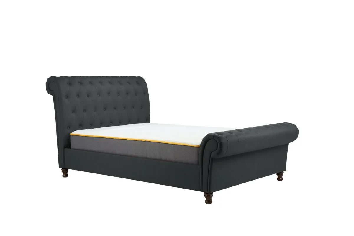 Castello Charcoal King Bed