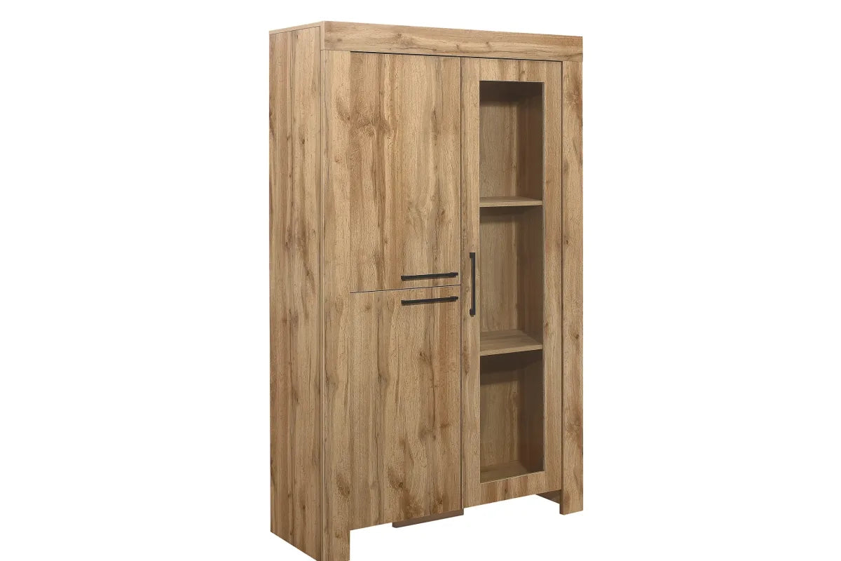 Compton Oak Display Cabinet