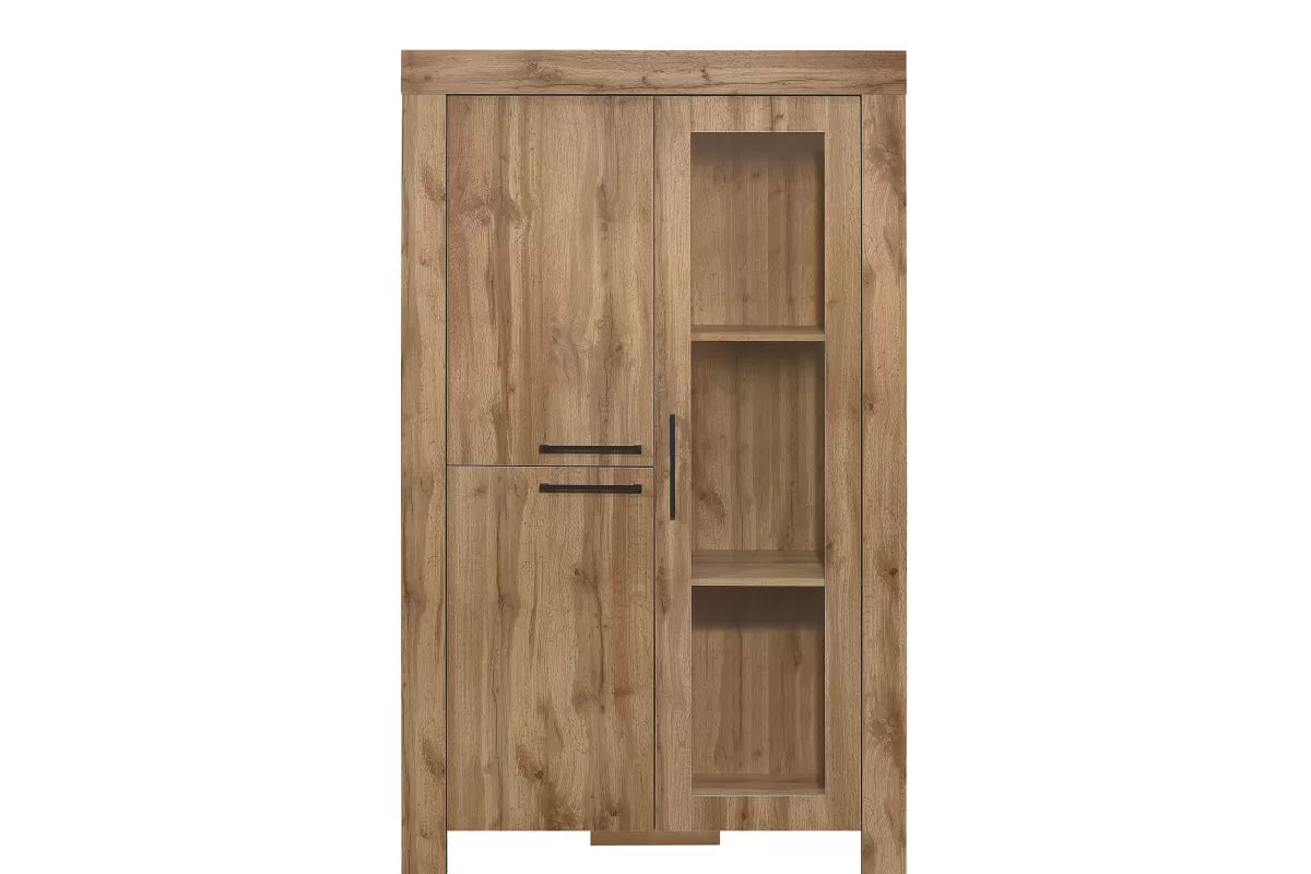 Compton Oak Display Cabinet