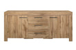 Compton Oak 3 Drawer 2 Door Sideboard