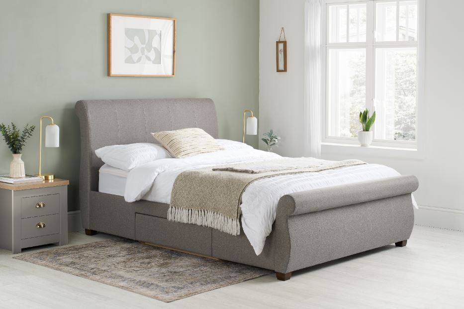 Lancaster Grey Double Bed