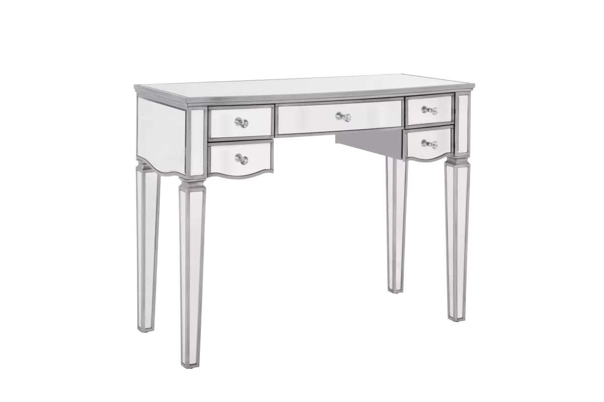 Elysee Mirrored 5 Drawer Dressing Table