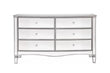 Elysee Mirrored 6 Drawer Wide Chest