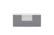 Edgeware White & Grey 2 Door 2 Drawer Sideboard