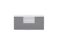 Edgeware White & Grey 2 Door 2 Drawer Sideboard
