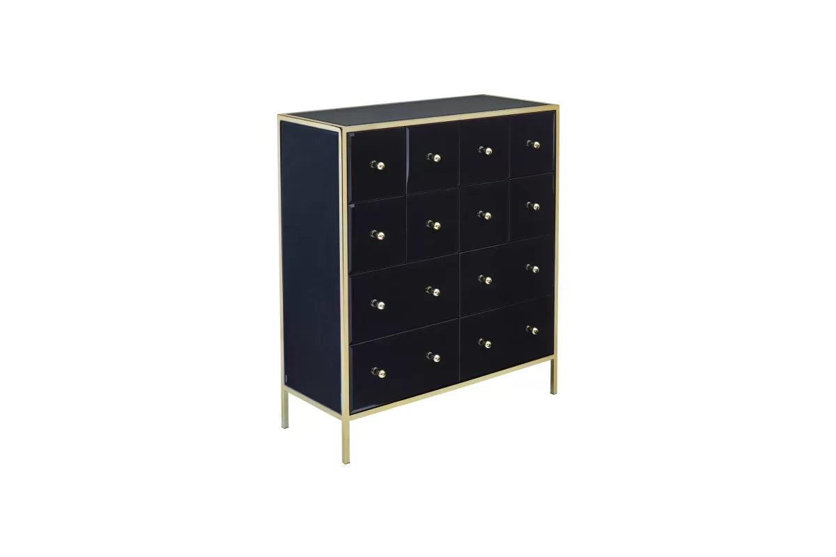 Fenwick Black & Gold Merchant Chest