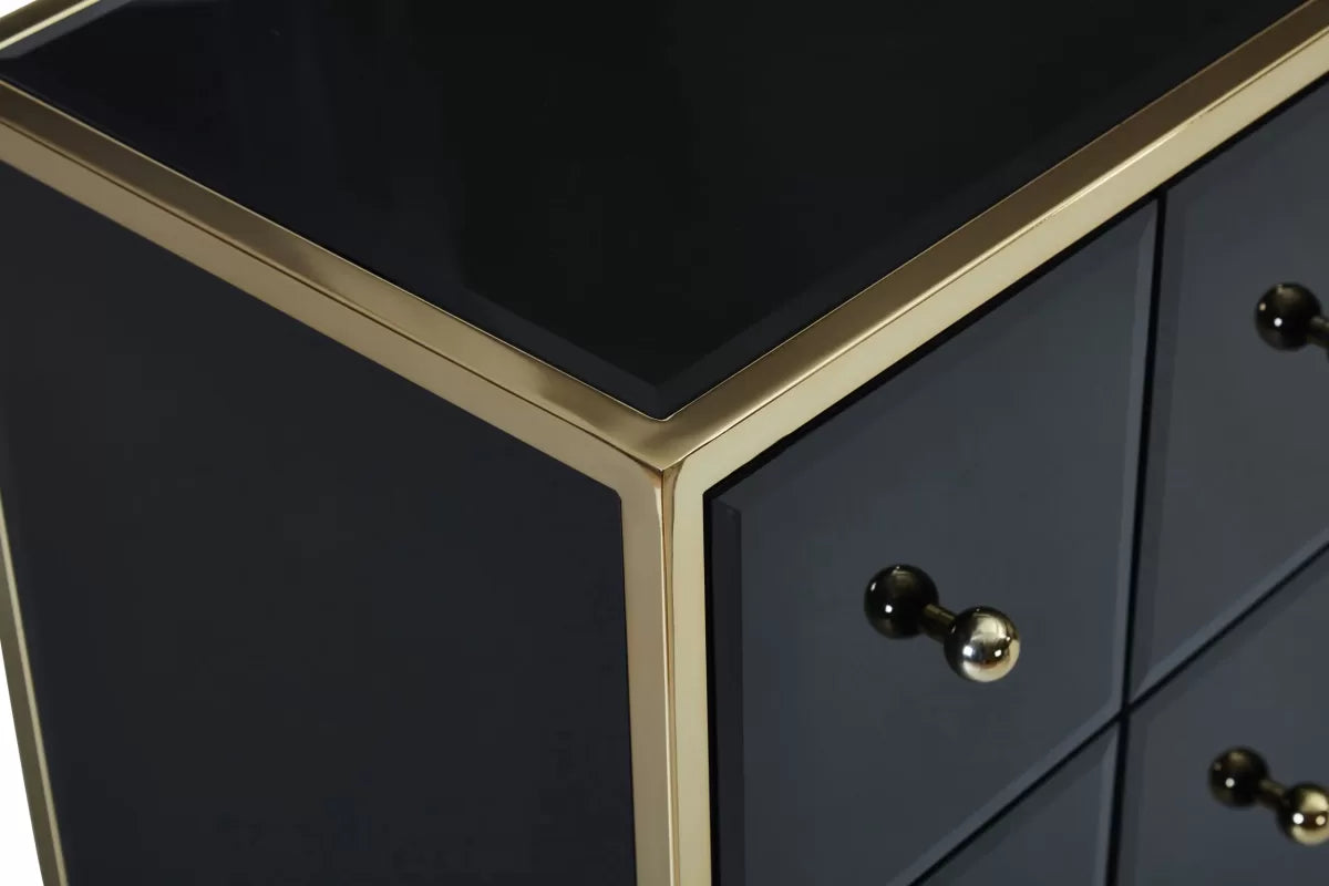 Fenwick Black & Gold Merchant Chest