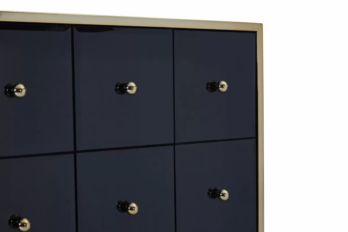 Fenwick Black & Gold Merchant Chest