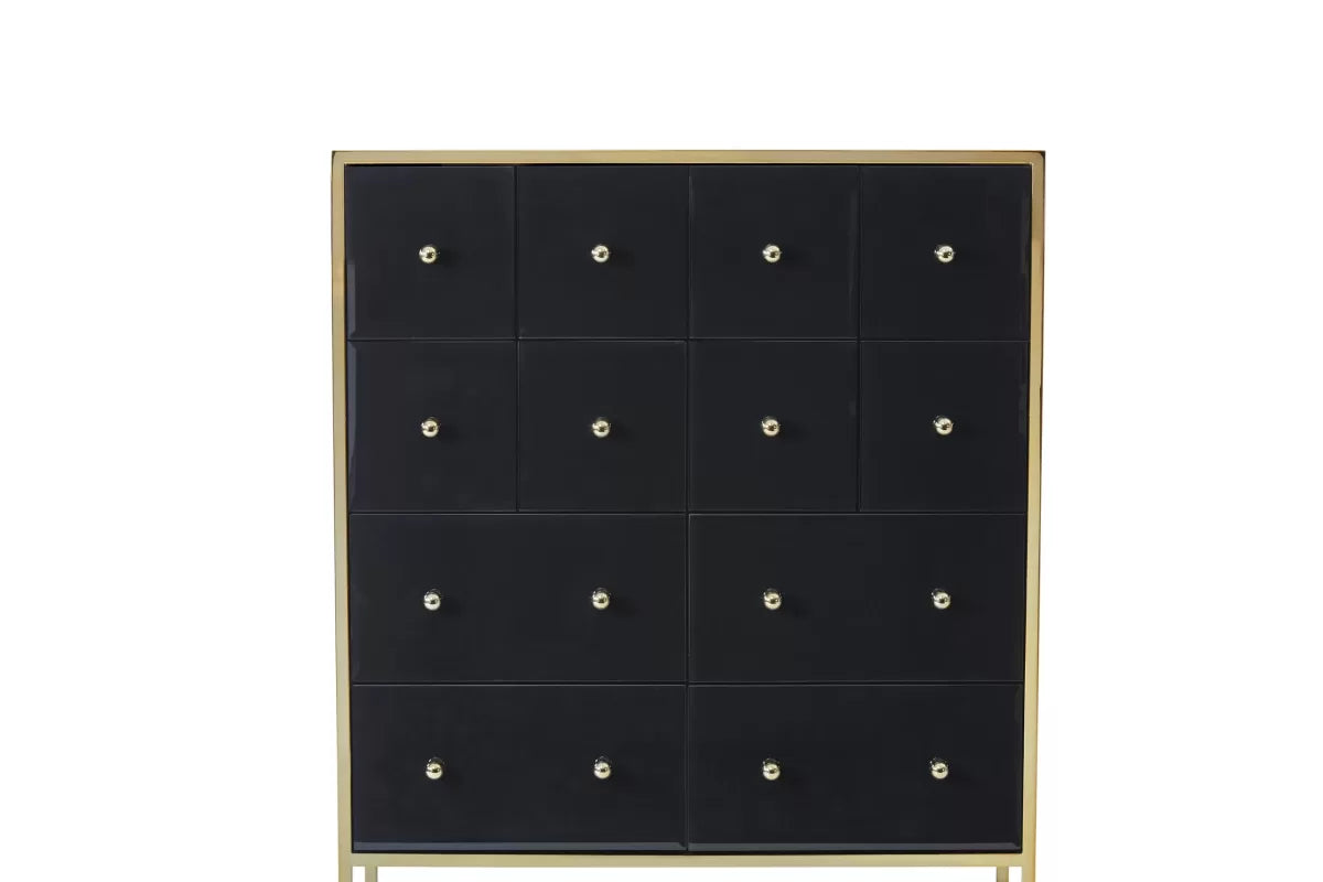 Fenwick Black & Gold Merchant Chest