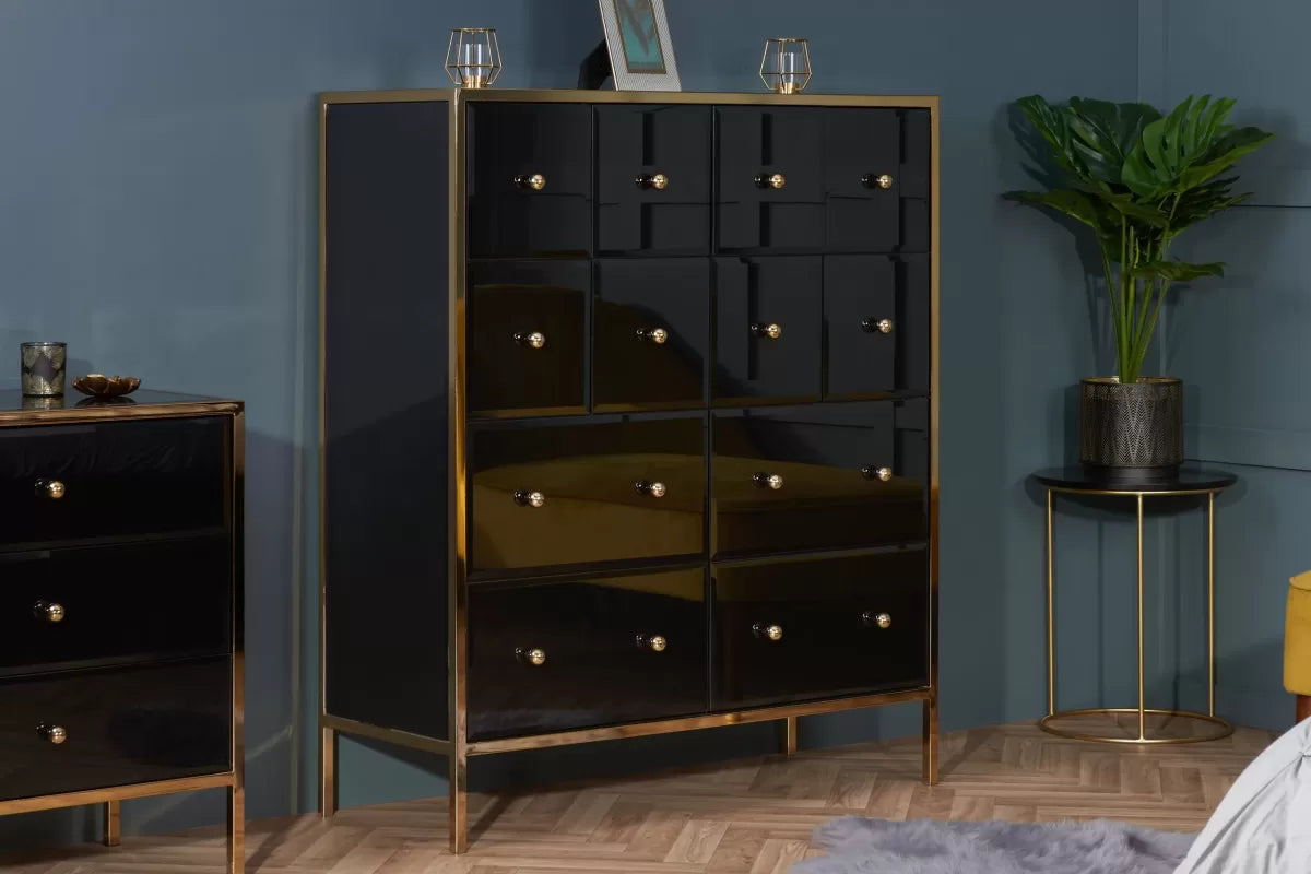 Fenwick Black & Gold Merchant Chest