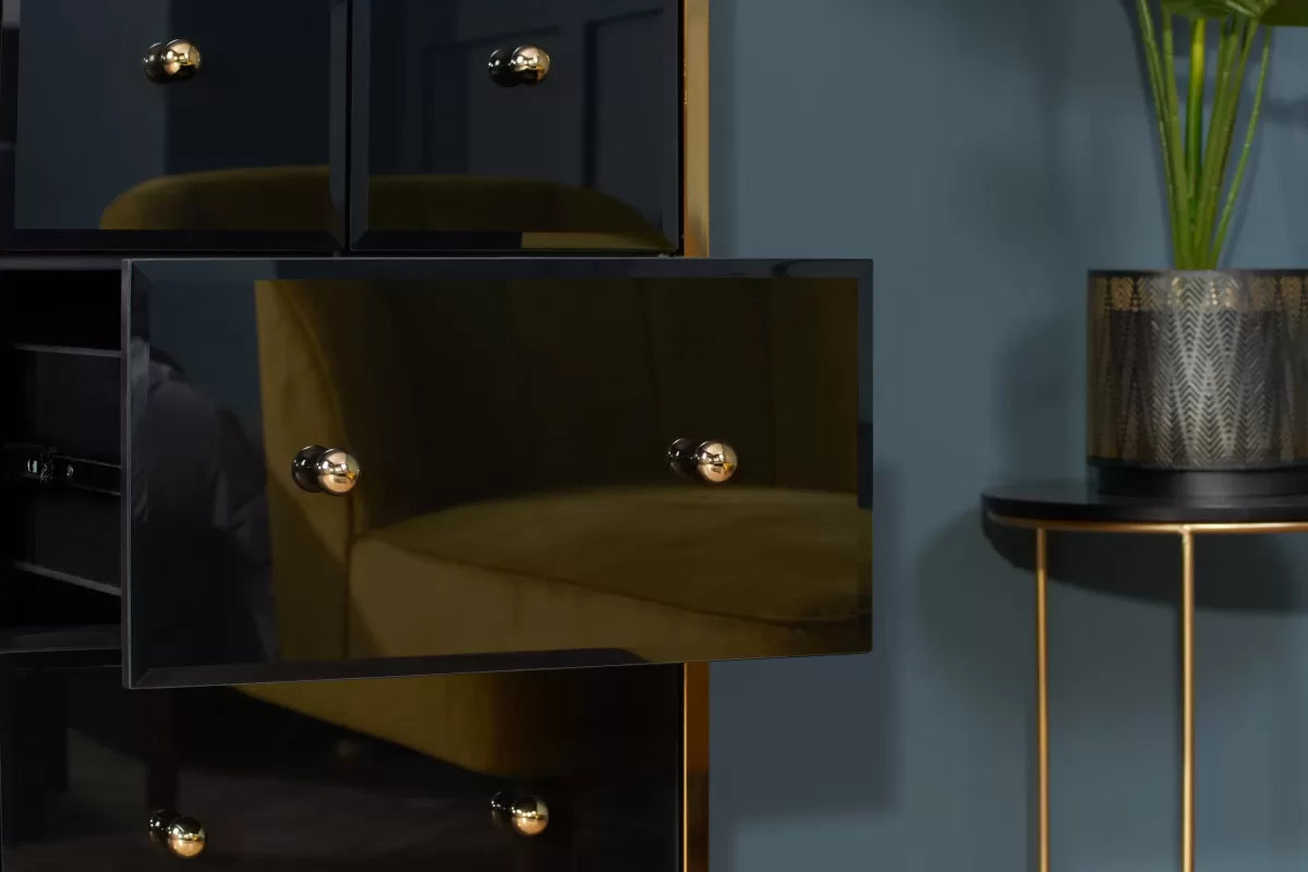 Fenwick Black & Gold Merchant Chest