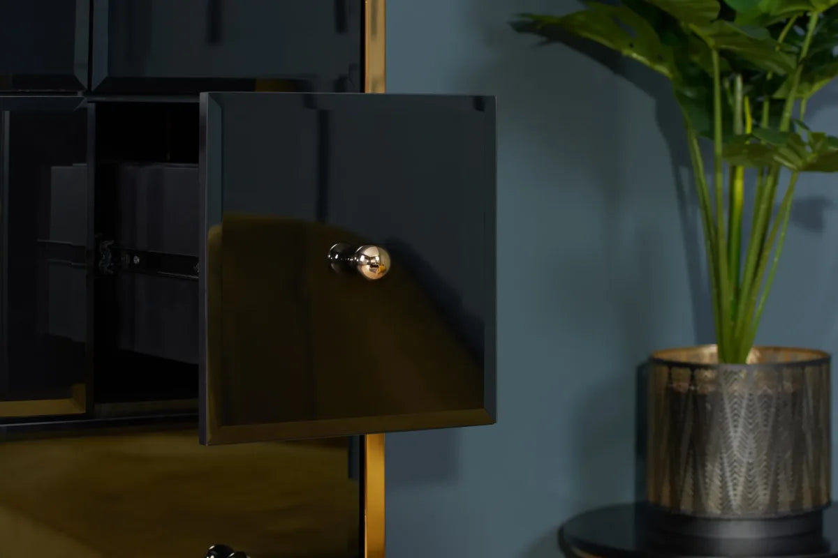 Fenwick Black & Gold Merchant Chest