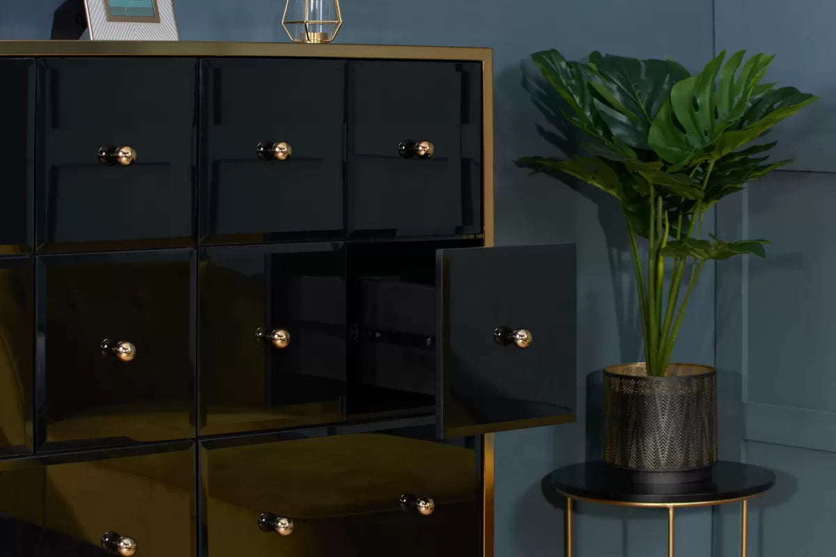 Fenwick Black & Gold Merchant Chest