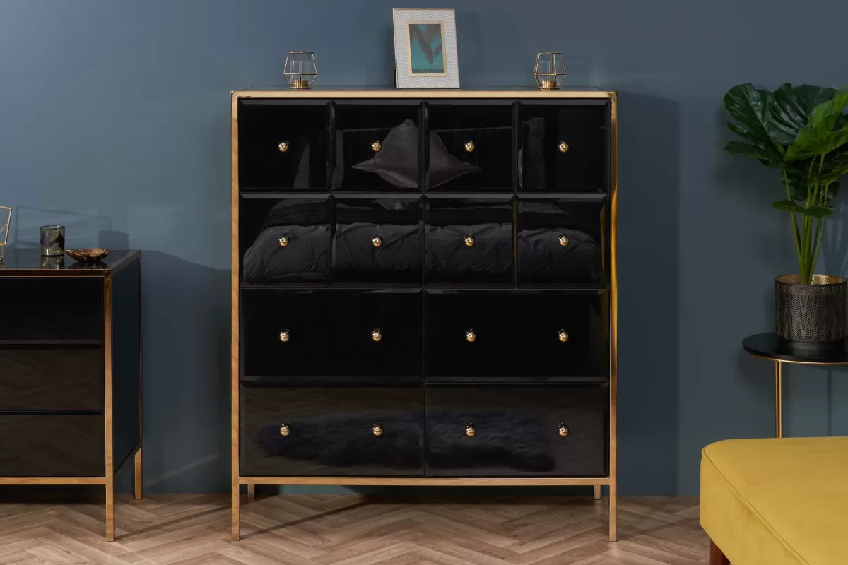 Fenwick Black & Gold Merchant Chest