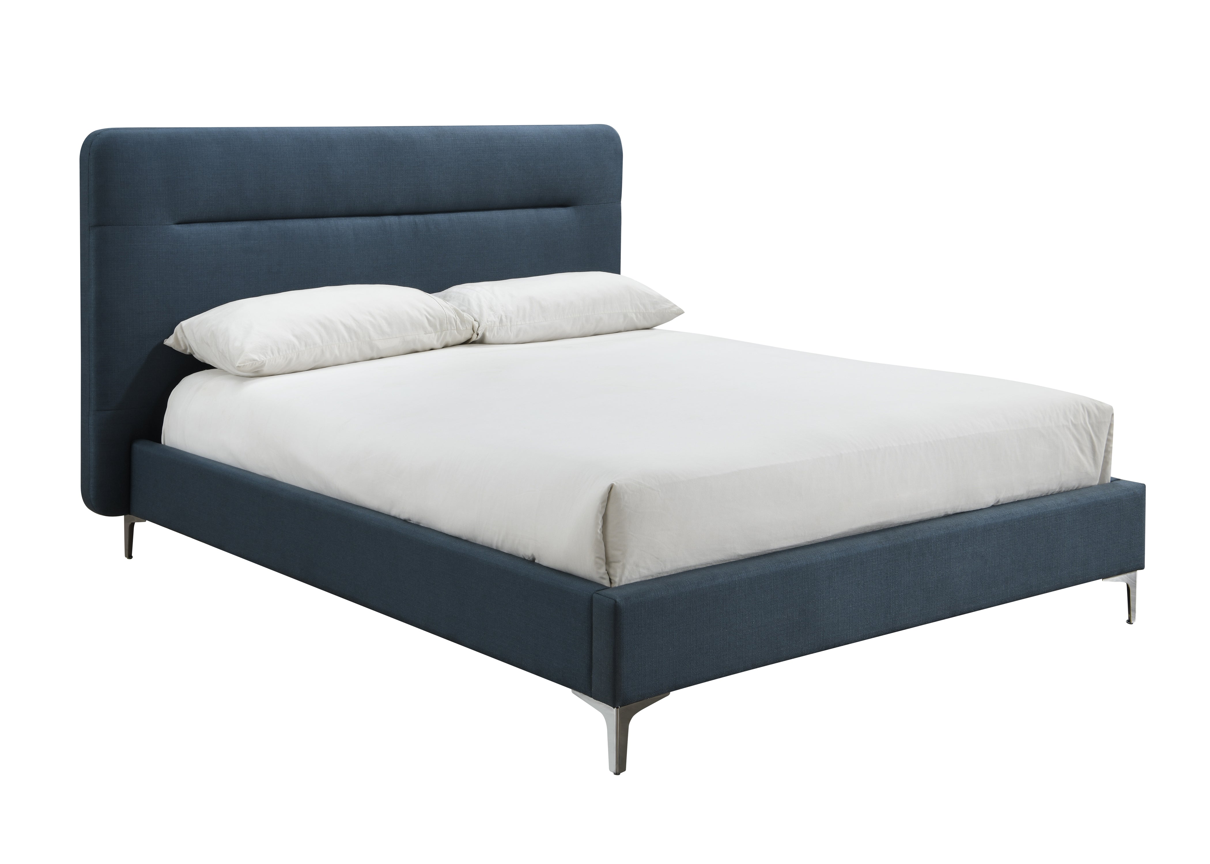 Finn Steel Blue Double Bed