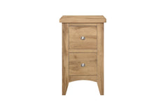 Hampstead Oak 2 Drawer Bedside