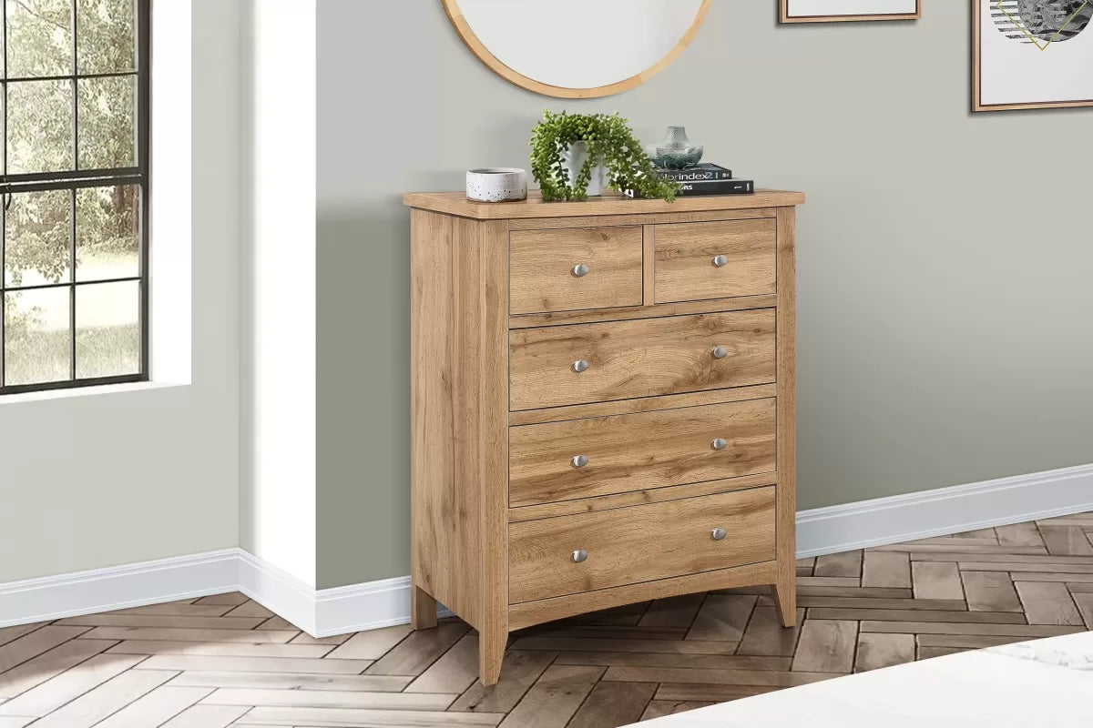 Hampstead Oak 3 + 2 Chest