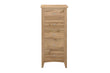 Hampstead Oak 5 Drawer Tall Chest