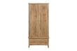 Hampstead Oak 2 Door 1 Drawer Wardrobe