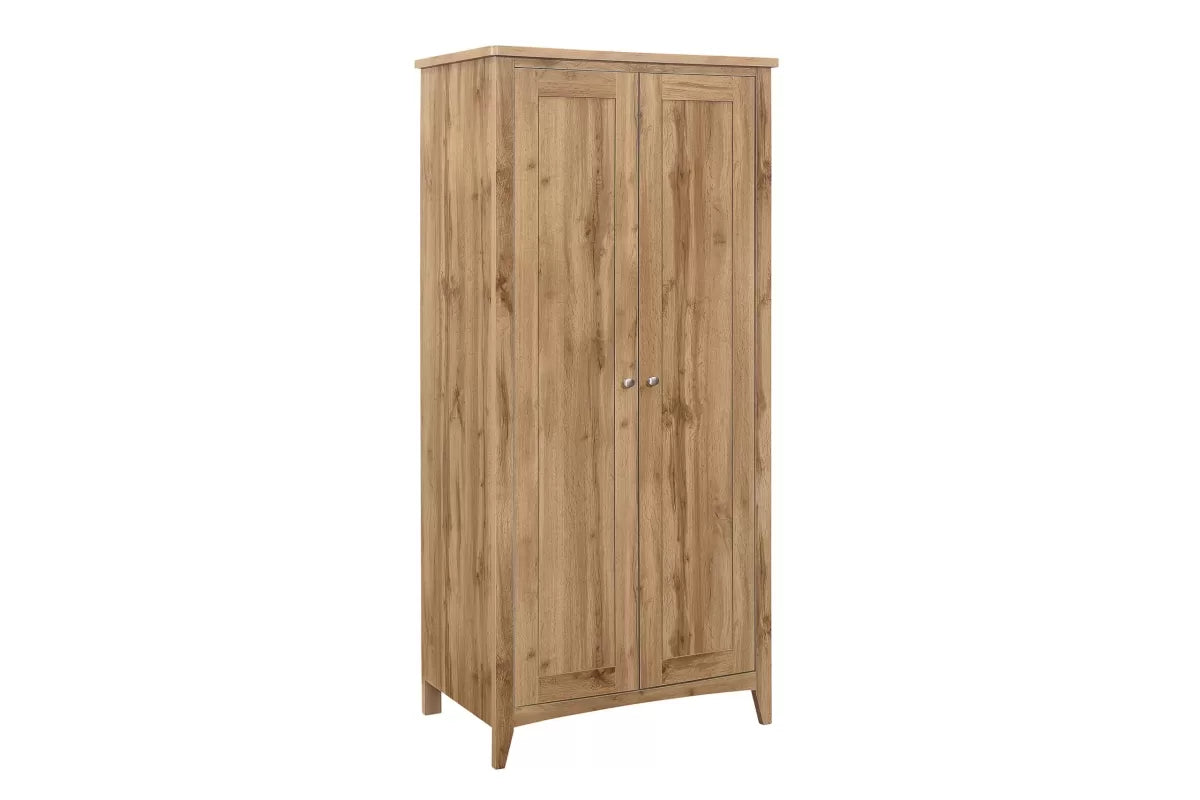 Hampstead Oak 2 Door Wardrobe