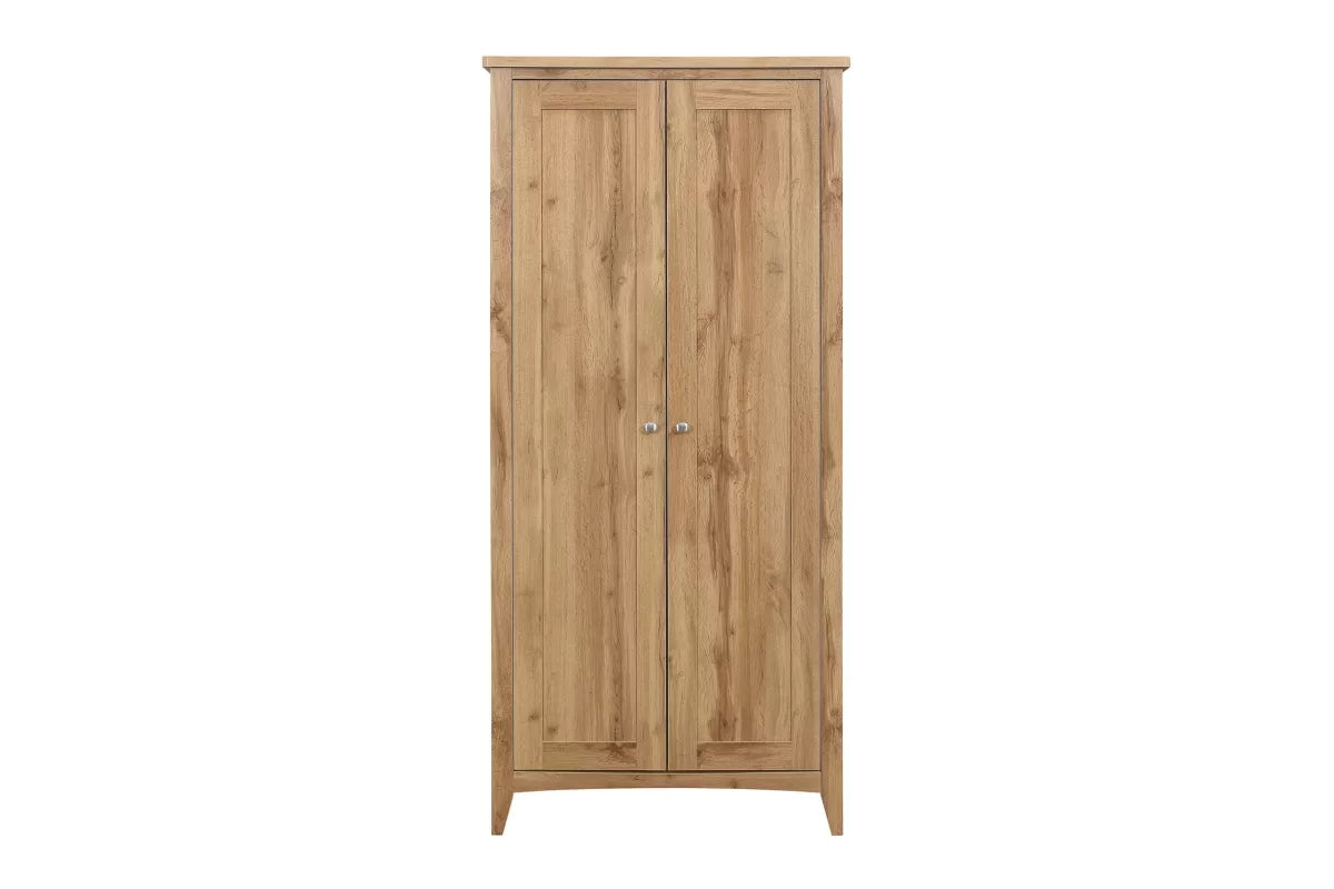 Hampstead Oak 2 Door Wardrobe