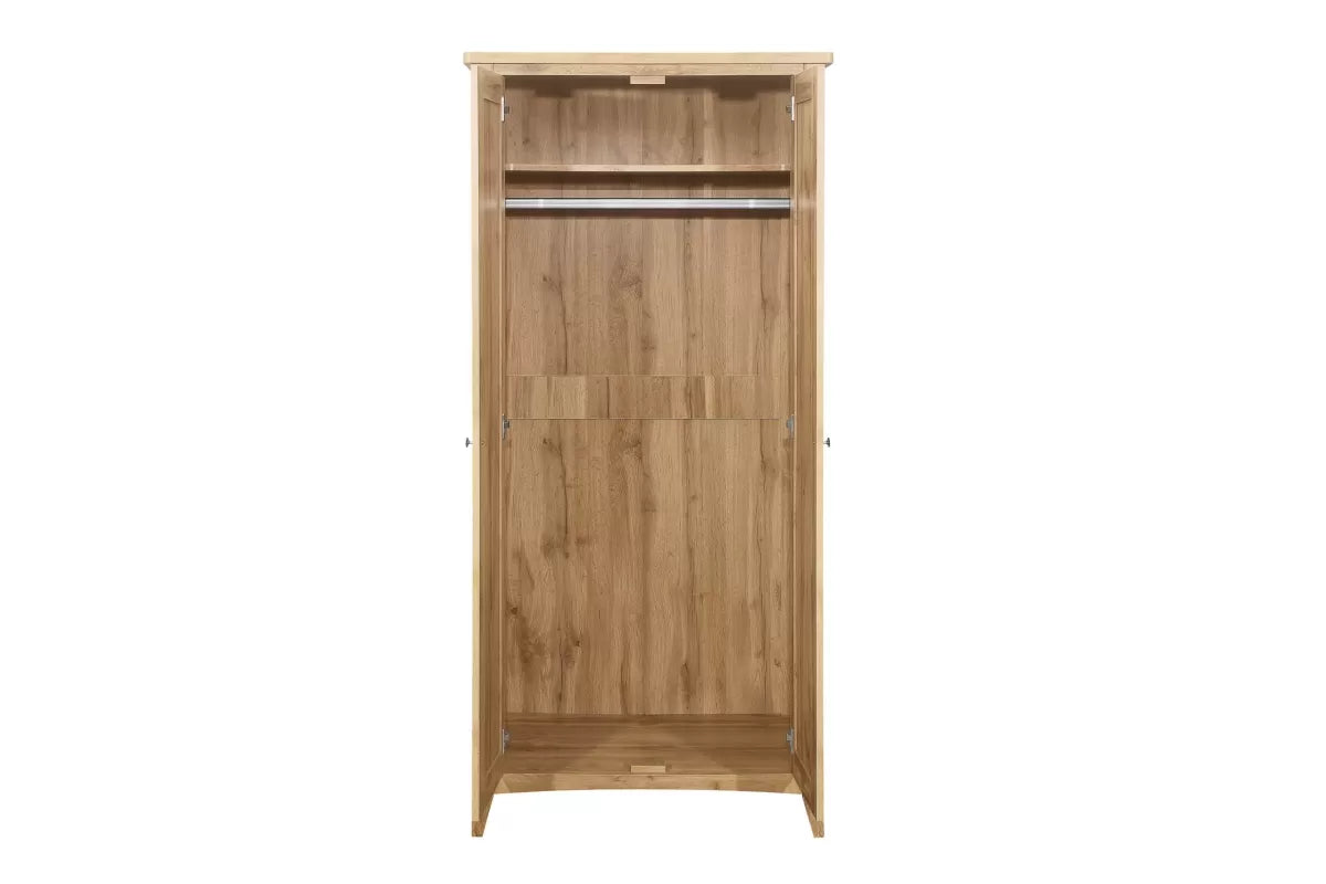 Hampstead Oak 2 Door Wardrobe