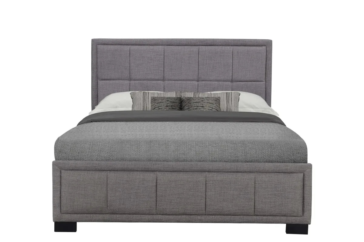 Hannover Grey King Bed