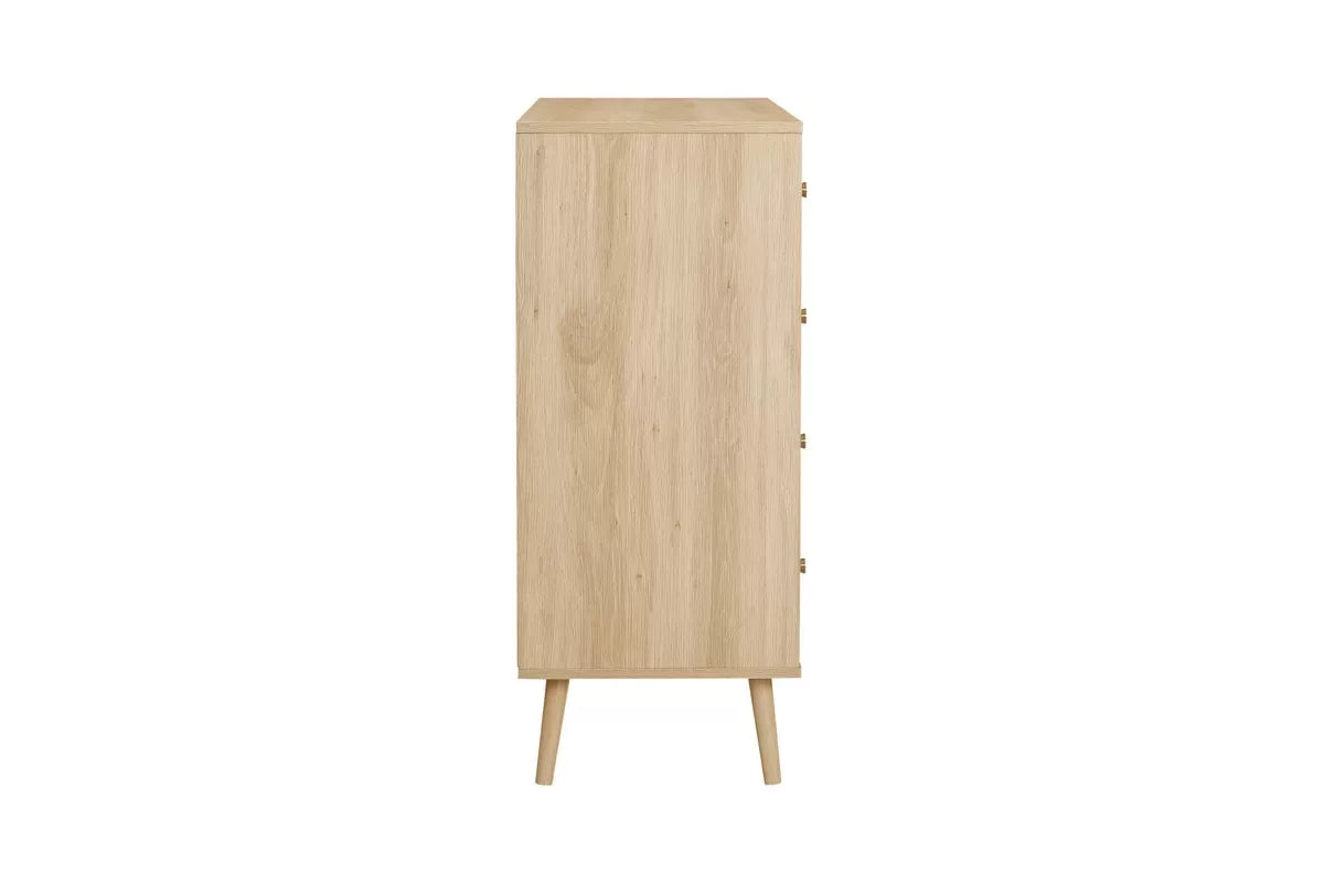 Herringford Oak 4 Drawer Chest