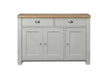 Highgate Grey & Oak 3 Door 2 Drawer Sideboard