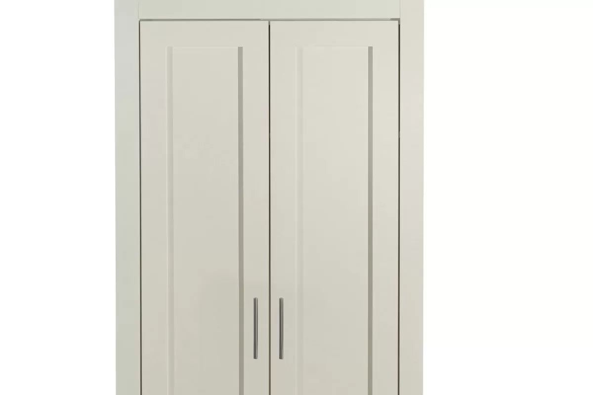 Highgate Cream & Oak	 2 Door Wardrobe