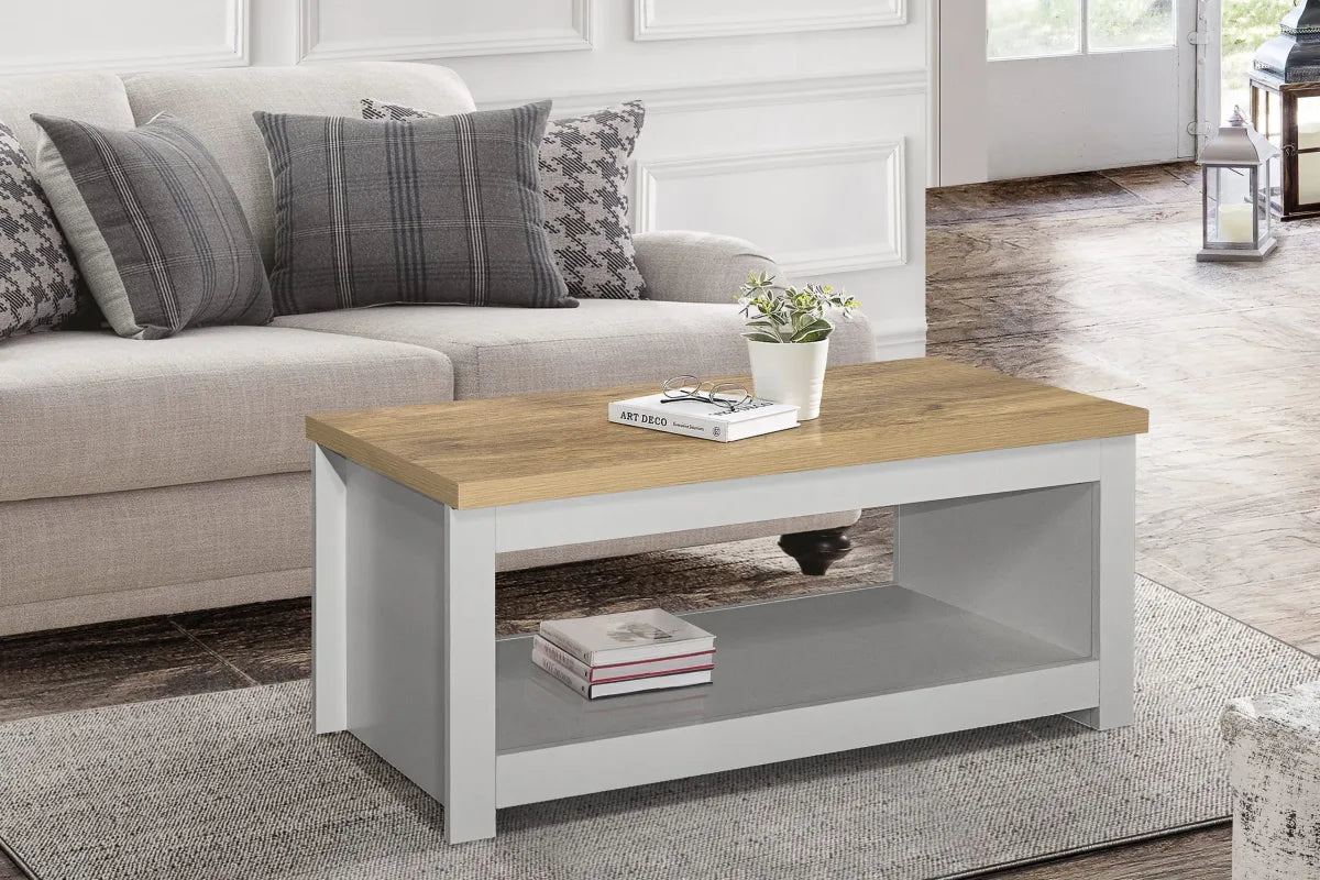 Highgate Grey & Oak Coffee Table