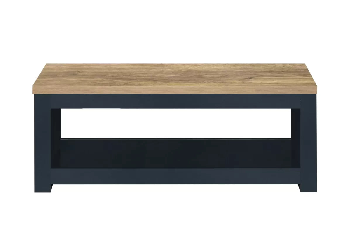 Highgate Navy Blue & Oak Coffee Table