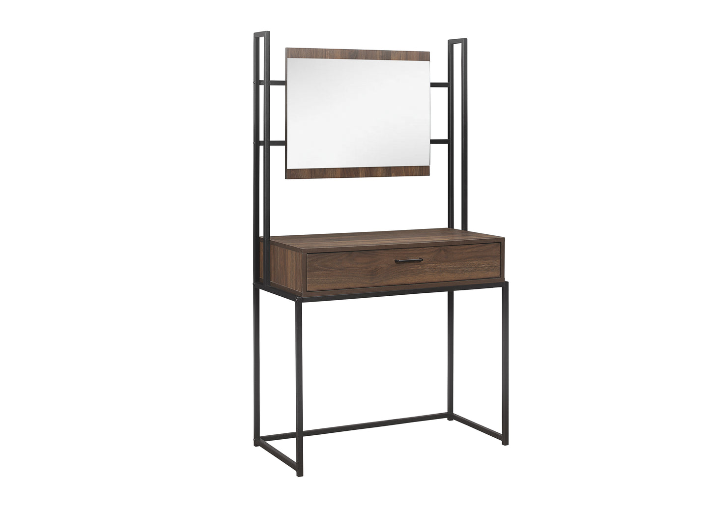 Houston Walnut Dressing Table & Mirror