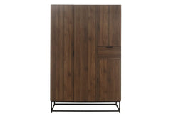 Houston Walnut 4 Door Wardrobe