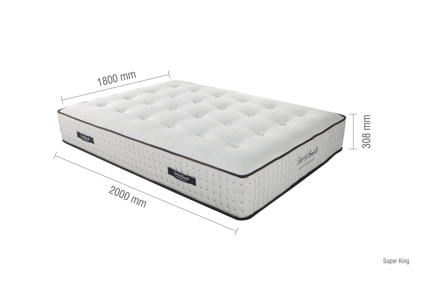 Harmony 1000 Pocket Sprung Tufted Super King Mattress