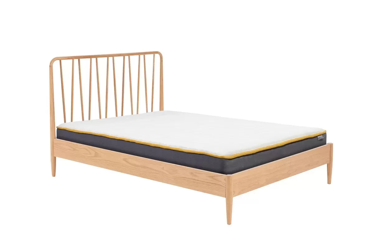 Jesper Oak Double Bed