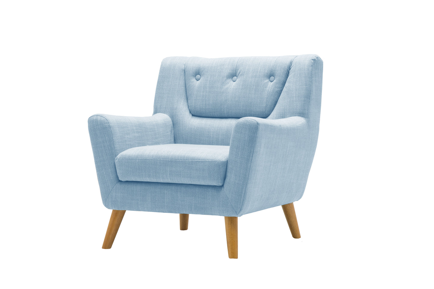 Liskeard  Duck Egg Blue Accent Chair ( Pack of two )