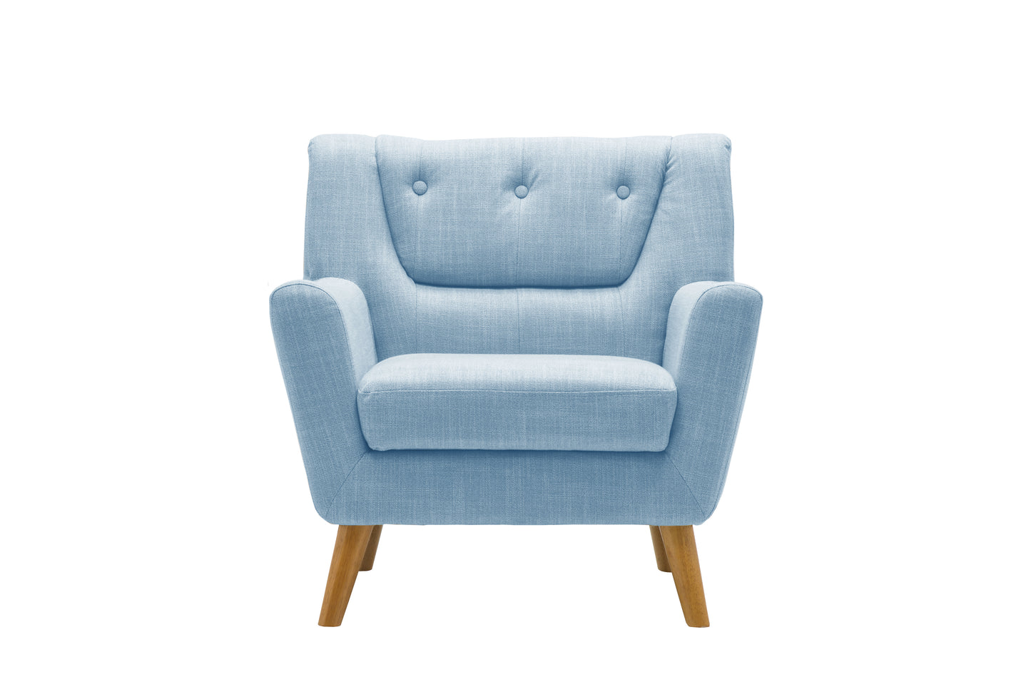 Liskeard  Duck Egg Blue Accent Chair ( Pack of two )