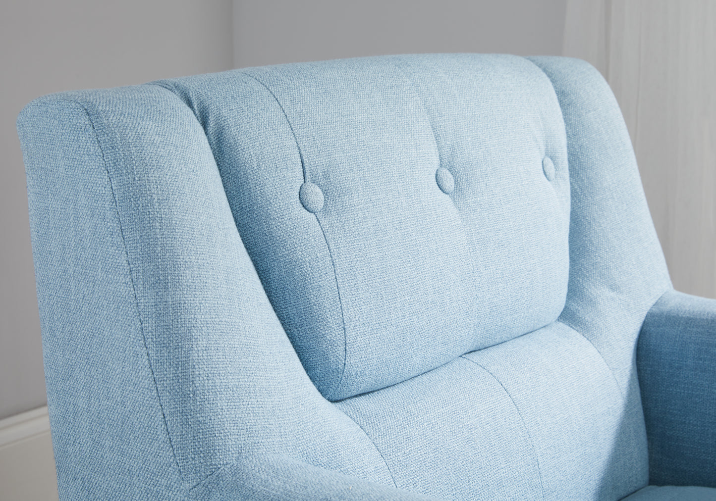 Liskeard  Duck Egg Blue Accent Chair ( Pack of two )