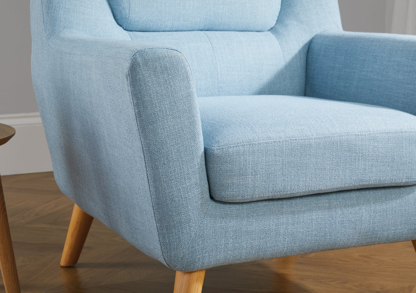 Liskeard  Duck Egg Blue Accent Chair ( Pack of two )