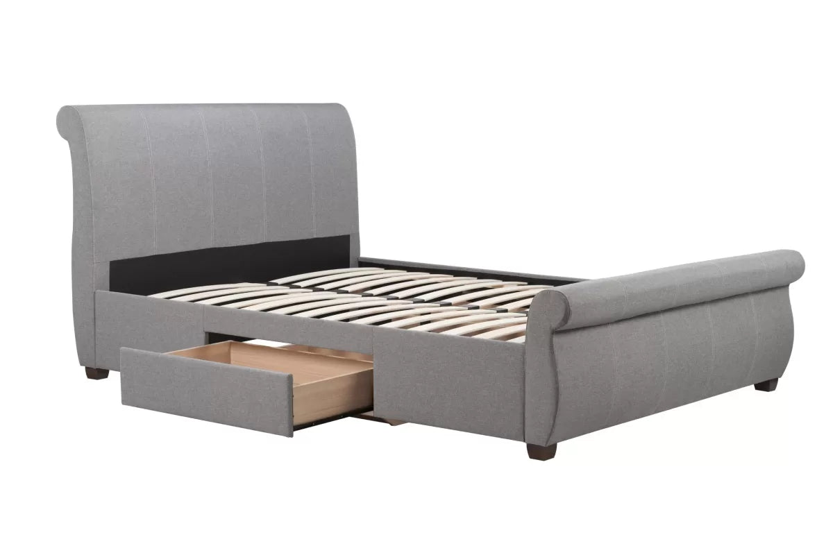 Lancaster Grey Double Bed