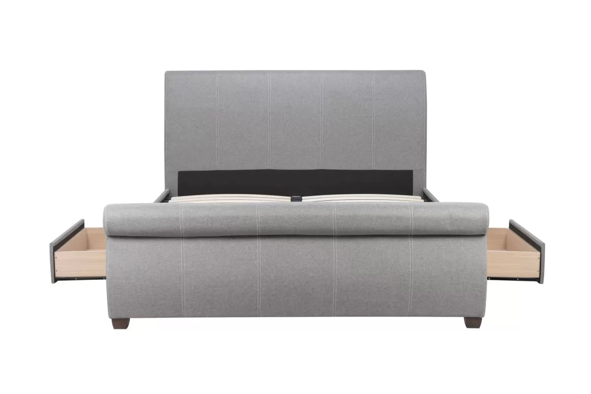 Lancaster Grey Double Bed