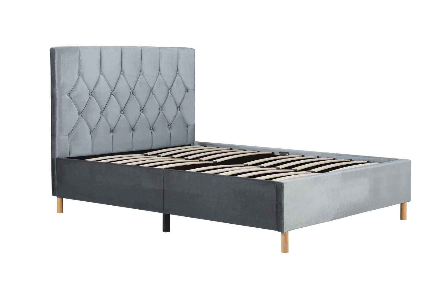 Loxley Grey King Bed