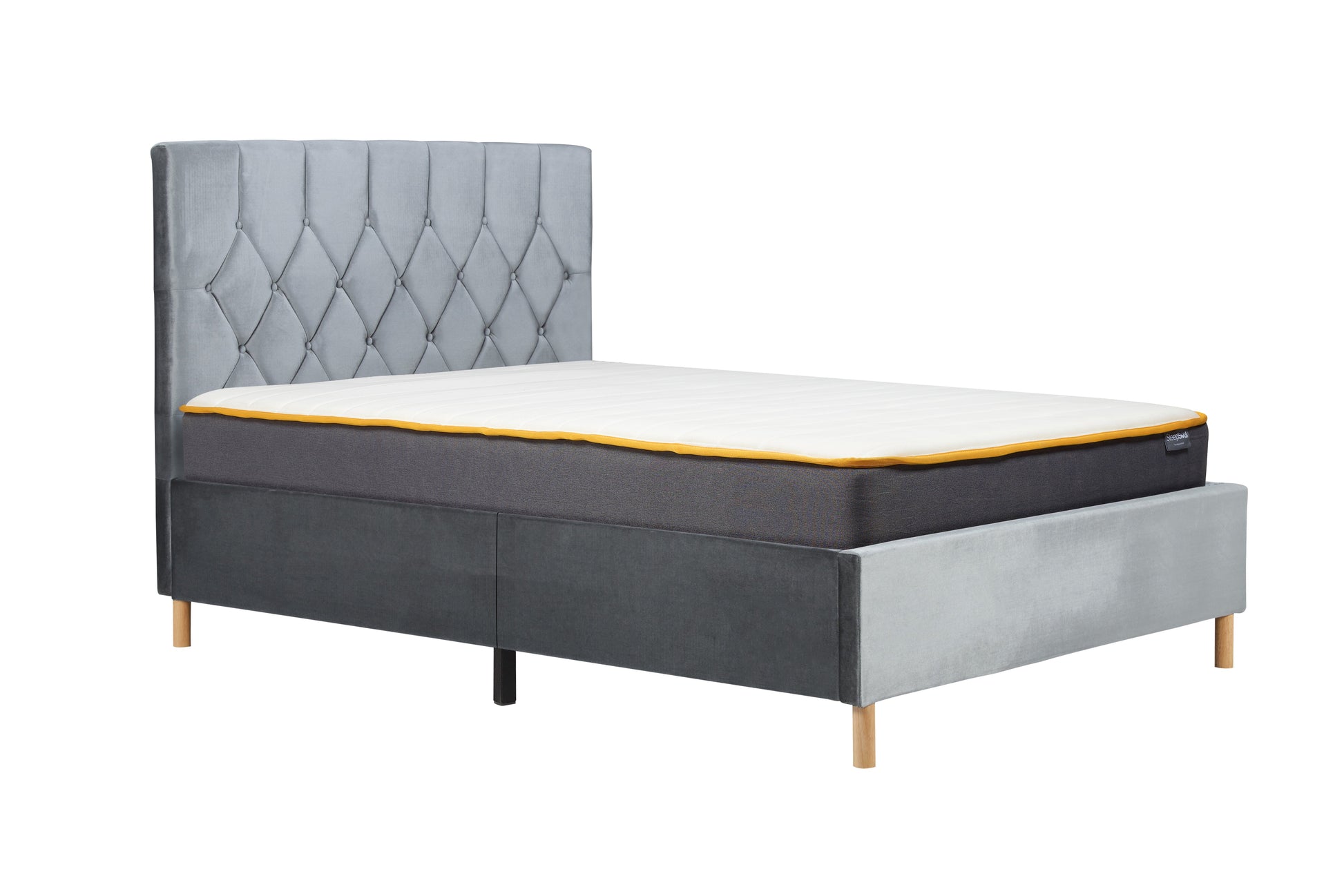 Loxley Grey King Bed