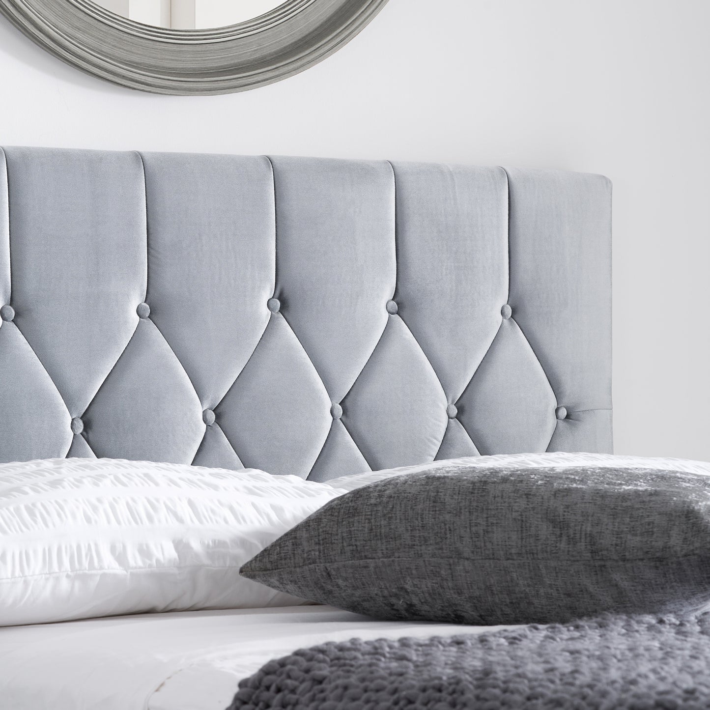 Loxley Grey King Bed